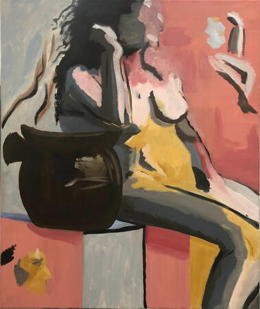 Untitled (2024), 16 x 20", oil on canvas